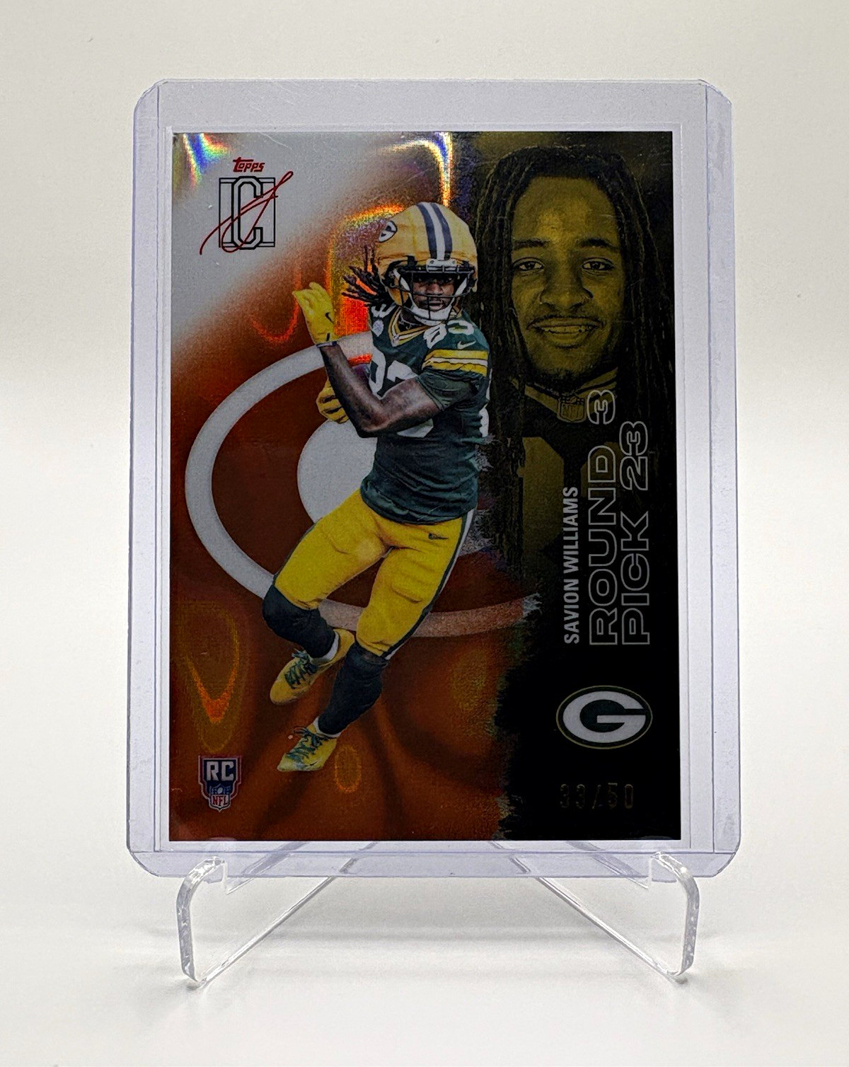 Topps 2025 Signature Class Savion Williams #144 Lava Orange /50