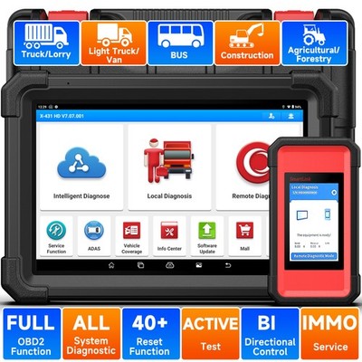LAUNCH X431 SmartLink HD KFZ OBD2 Diagnosegerät Programmer für 24V LKW MAN