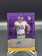 2016 Panini Donruss Signature Series Holo Silver /50 Scott Crichton Auto SSP