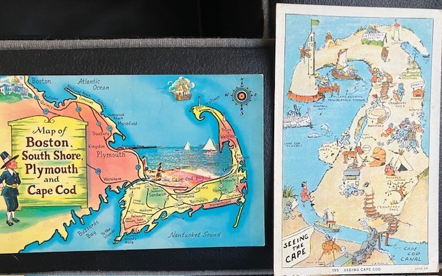 Set of 2 vintage Cape Cod postcards/Never postmarked