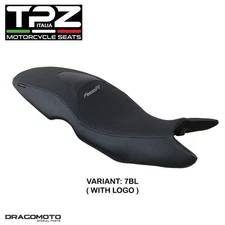 BMW F 800 R 2009-2020 Seat Upholstery BF8RM-7BL-1 TPZ black CON LOGO