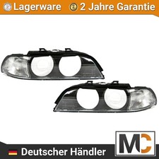 Scheinwerferglas Streuscheiben Kit wei� auch Xenon passt f�r BMW E39 ab 95-01
