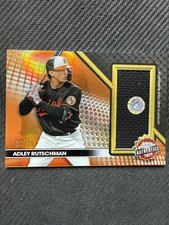 2023 Topps Chrome Adley Rutschman Authentics Relics Orange Refractor #/25