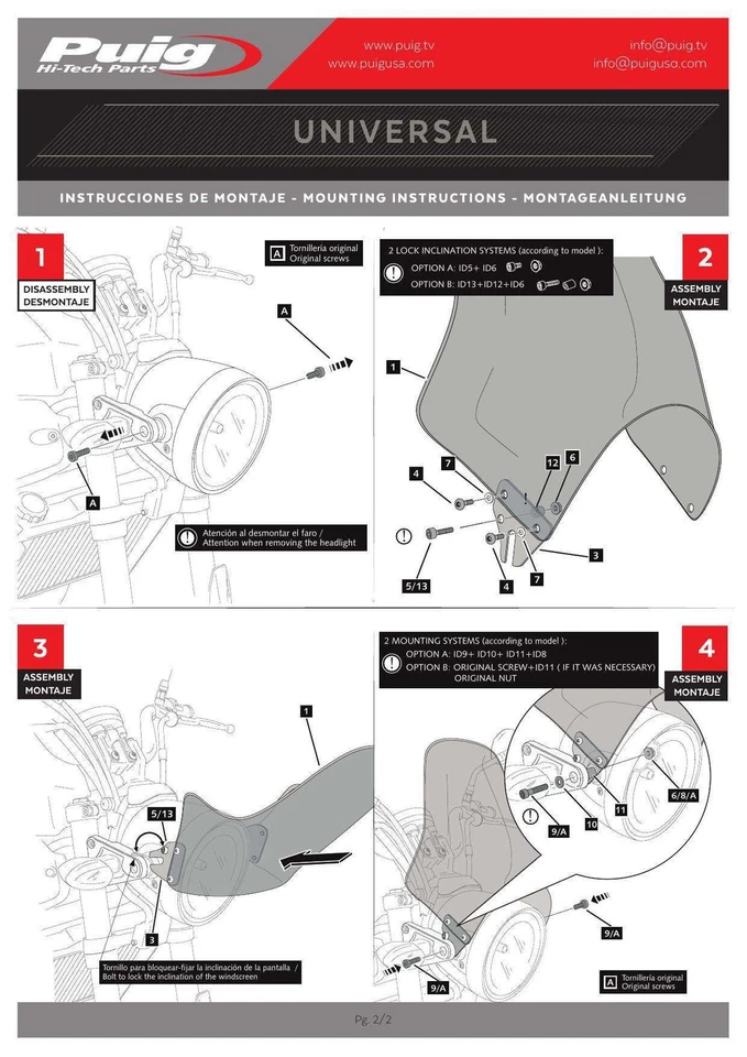 Parabrisas pantalla Puig Naked humo oscuro para Kawasaki Zephyr 750 (91-99) Foto 4 de 4