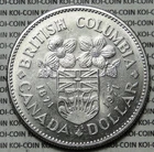 Canada 1871-1971 BC British Columbia large dollar $1 nickel lightly circulated