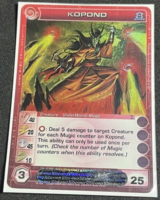 LP Chaotic Kopond Silent Sands Super Rare Underworlder Max C & E