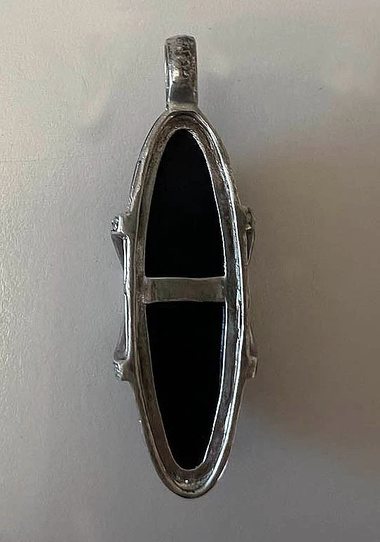 Ciondolo argento 925 sterling con onice - Immagine 3 di 4