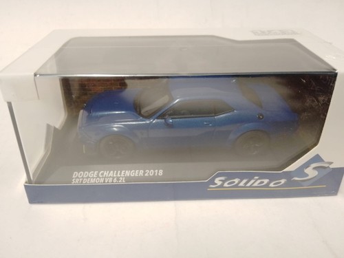 Solido Dodge Challenger SRT Demon blue 2018 1/43 S4310305 - Foto 2 di 3