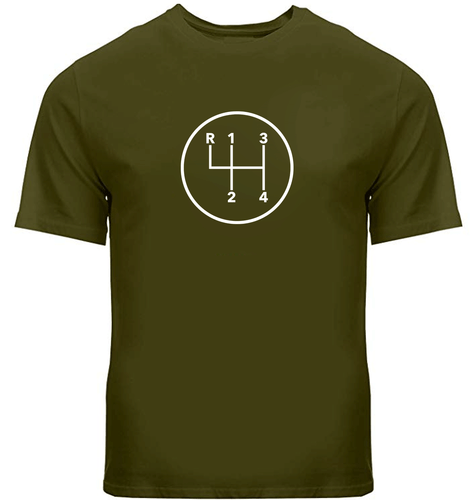 Manual Transmission Gears Shift Pattern 4 Speed Stick Shirts Mens Tee T-Shirt - Picture 18 of 34