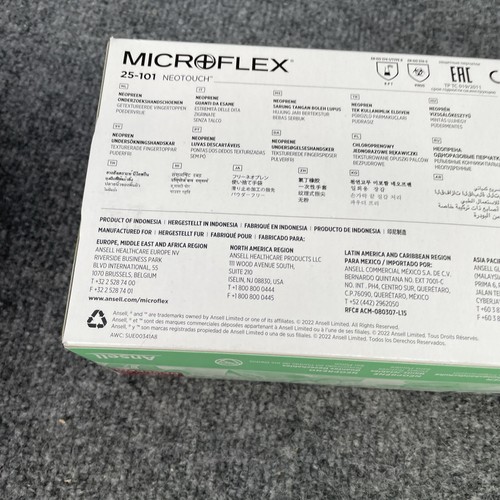 Lot of 5 - Microflex NeoTouch 25-101 Small Neoprene Gloves 1FEW9 Box of 100 - Picture 11 of 14
