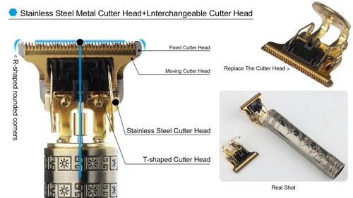 Vintage t9 Hair Trimmer Beard Clipper Cordless Barber Professional Cutting Machi - Picture 4 of 14