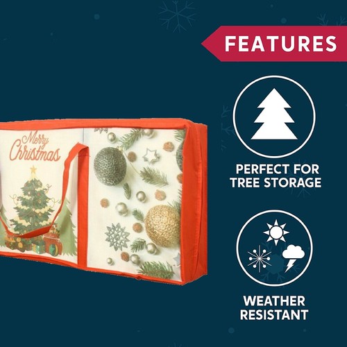 Geschenkpapier Aufbewahrungstasche Weihnachten Geschenkpapier Deko Ordnung Organizer Haken - Bild 22 von 39