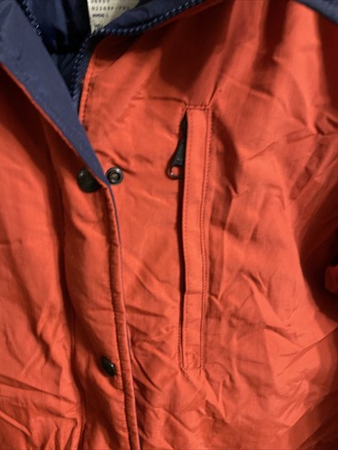 L.L. Bean Outdoors Women's Orange Goose Down Winter Coat Jacket Small Penobscot - Picture 2 of 16