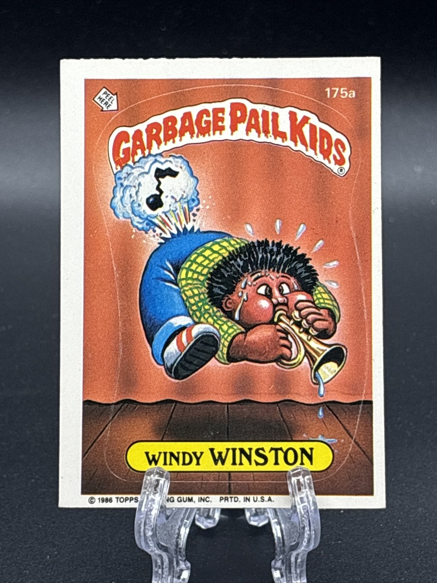 1986 Topps Garbage Pail Kid Windy Winston R28173 | eBay