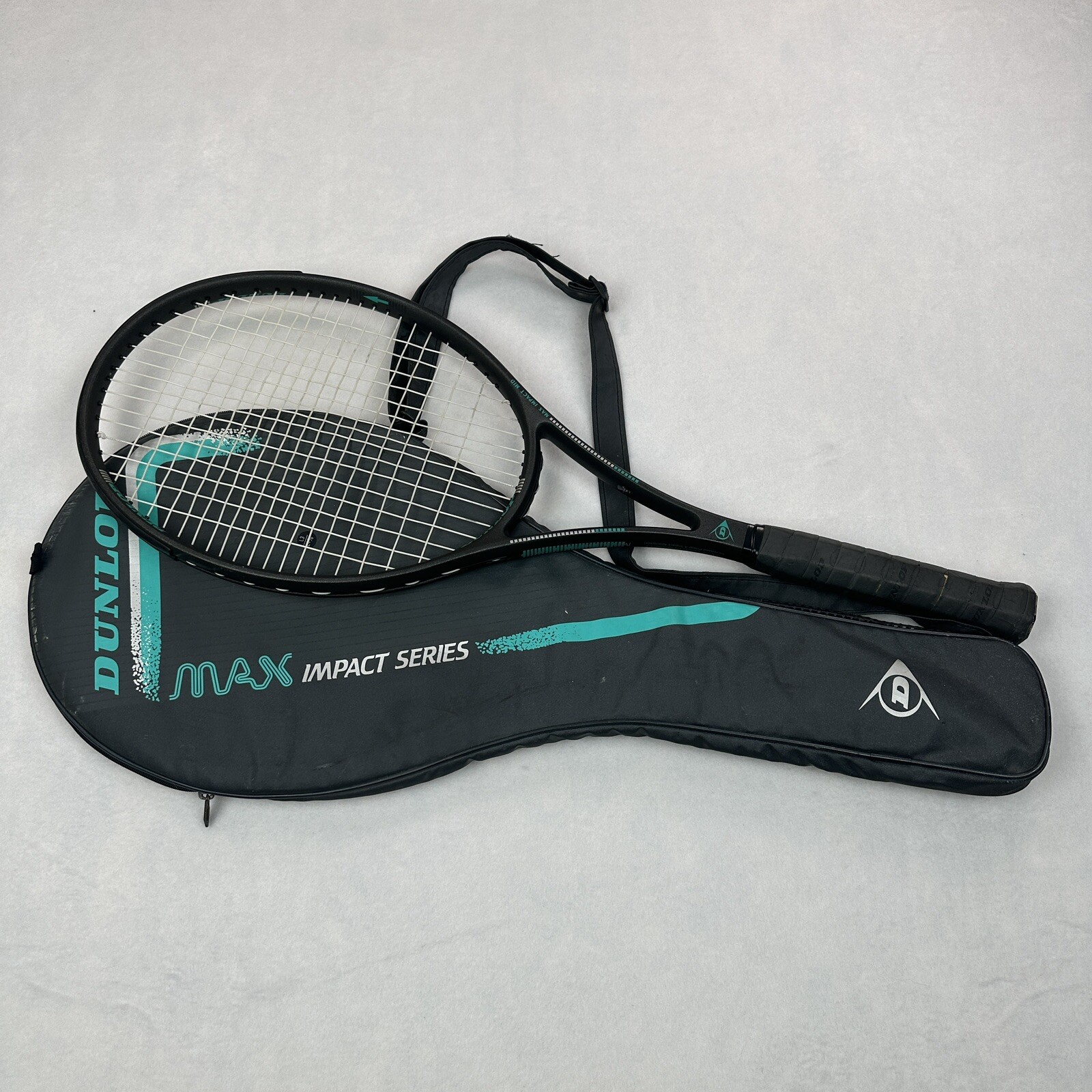 Dunlop Max Impact Mid Tennis Racquet Impact 80s With Case L3 L4 3/8