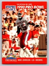 1990 Pro Set - Pro Bowl #347 Mike Johnson