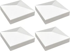 4Packs 3.5Inch Fence Post Cap/Vinyl Post Caps 3.5 X 3.5 Vinyl Fence Post New
