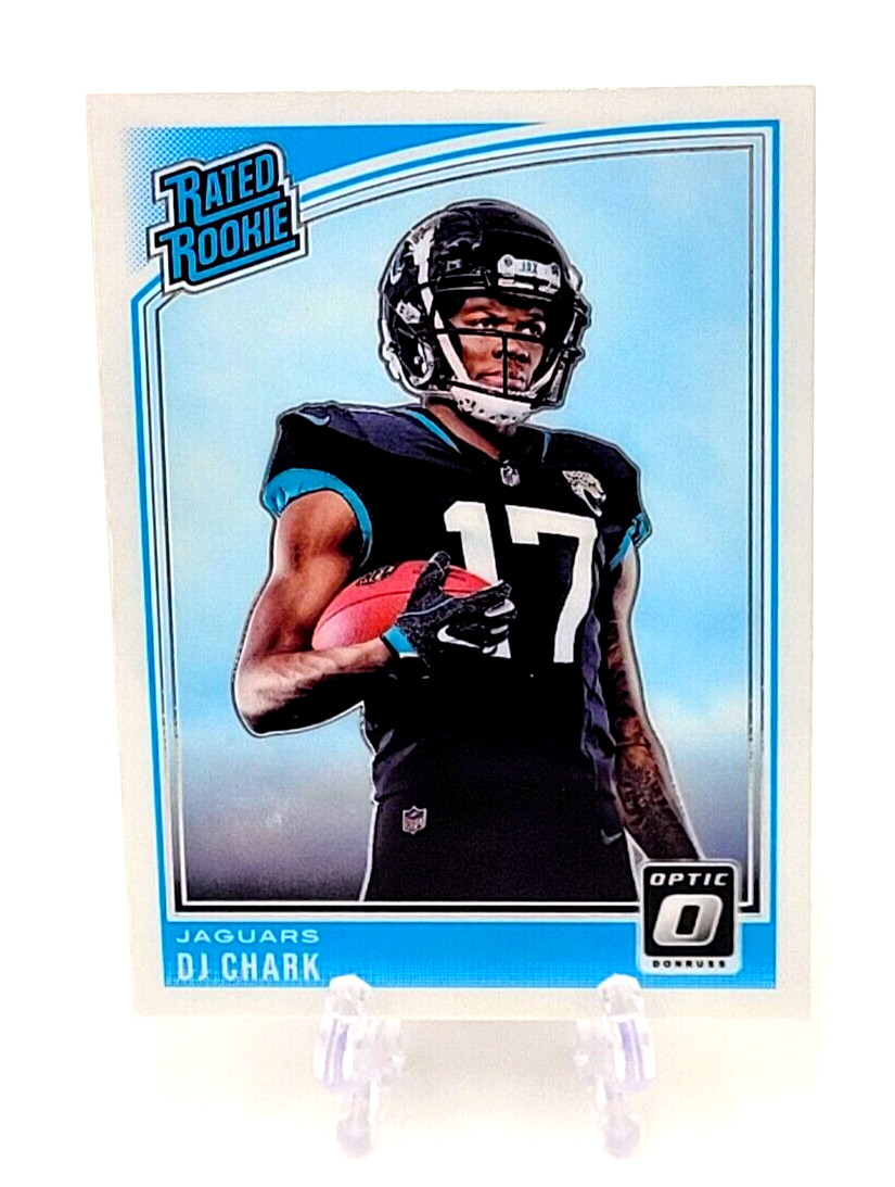 2018 Panini Donruss Optic Football DJ Chark Holo Rated Rookie Jaguars RC #165