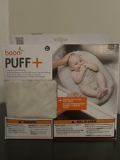 Boon Puff Inflatable Baby Bather - Infant Bathtub Micro-fleece Cover