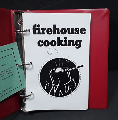 WQED QED Firehouse Cooking Cookbook Pittsburgh Pennsylvania Binder Fennimore VGC