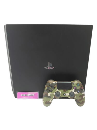 Sony PlayStation 4 PS4 Pro CUH-7216B 1TB Consola Negra Segunda Mano - Afbeelding 1 van 9