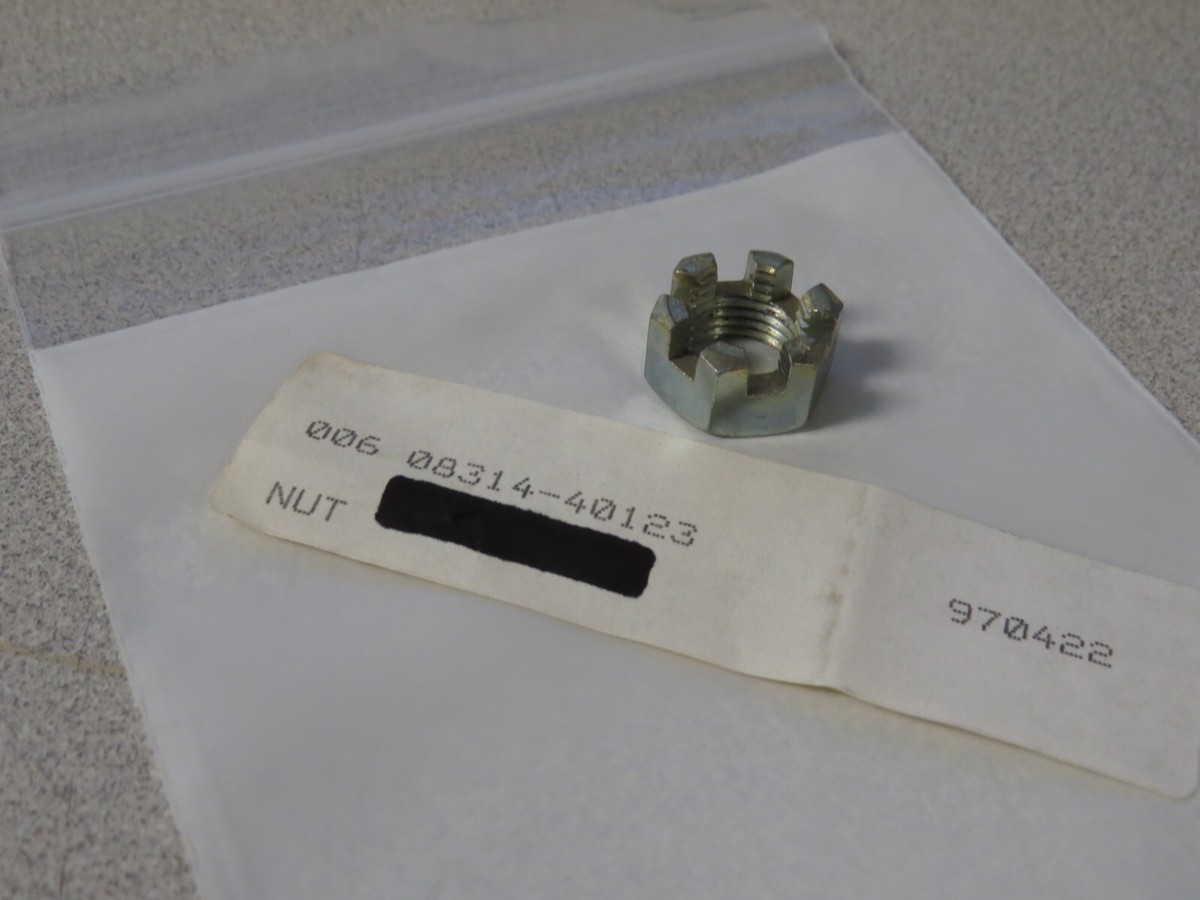 NOS M12 x 1.25 x 1mm Castle Nut Fits: Suzuki 85-00 DS80 RM80 RM85