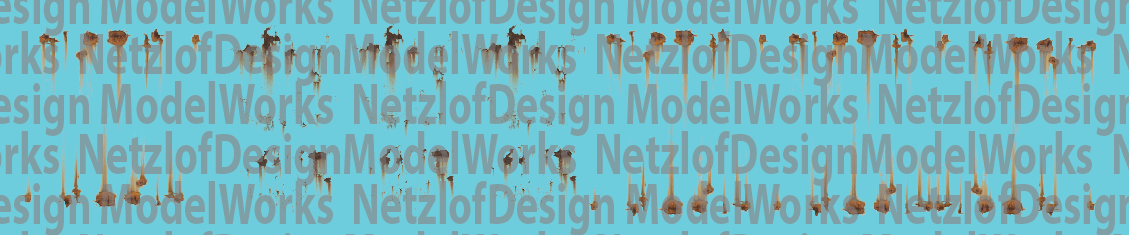 HO Scale - Rust Spots Weathering Set 1