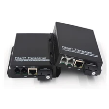 2 Channels Telephone PCM Voice Optical Converters Singlemode Fiber Optic 20Km
