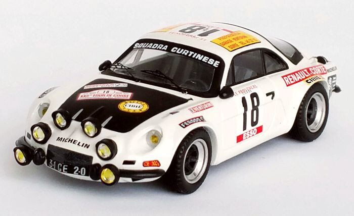 Alpine Renault A110 Tour de Corse 1978 miniature de prestige signée Trofeu 1/43