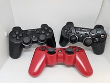LOT OF 3 Sony PlayStation DualShock 3 Wireless Controller -FOR PARTS OR REPAIR