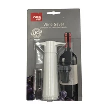 NEW Vacu Vin Wine Saver - Vacuum Pump with Wine Stopper
