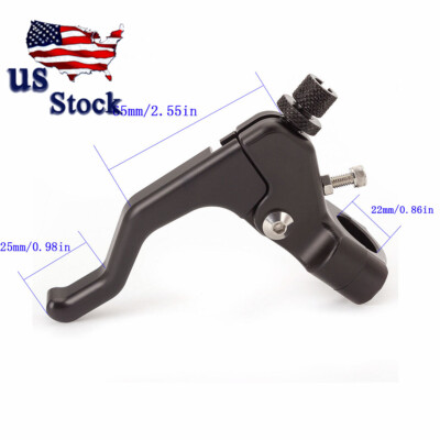 Universal CNC Black 7/8'' 22mm Handlebar Stunt Short Clutch Perch Lever Assembly