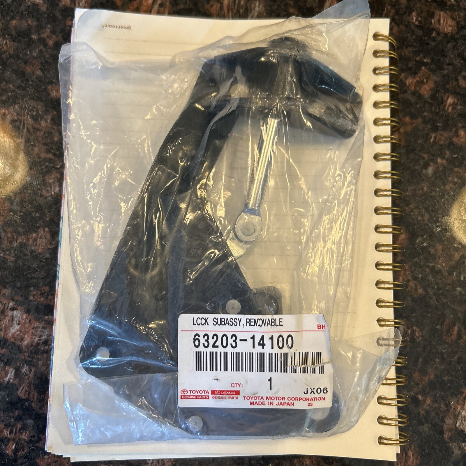 Toyota Supra Jza80 Genuine Lock Aero Top ASSY 63203-14100 OEM JDM 
