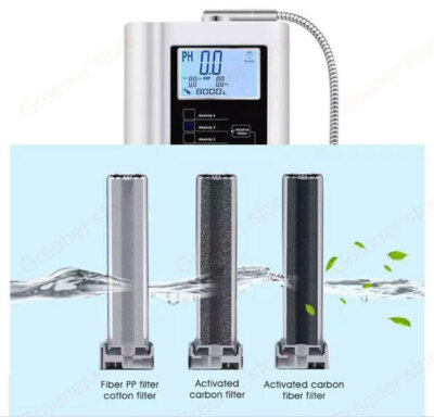 Ioniseur d'Eau PH 3,5-10,5 Purificateur d'Eau à l'Acide Alcalin