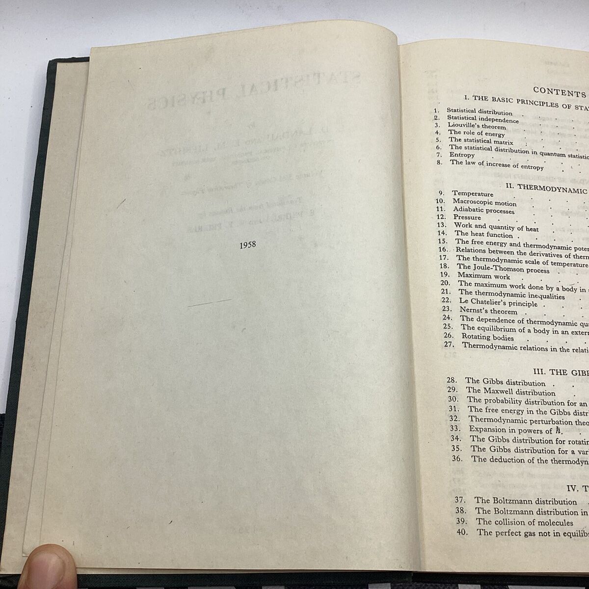 1958 Statistical Physics Vol5 By LD Landau & EM Lifshitz For 1958 Statistical Physics Vol5 By LD Landau & EM Lifshitz For
