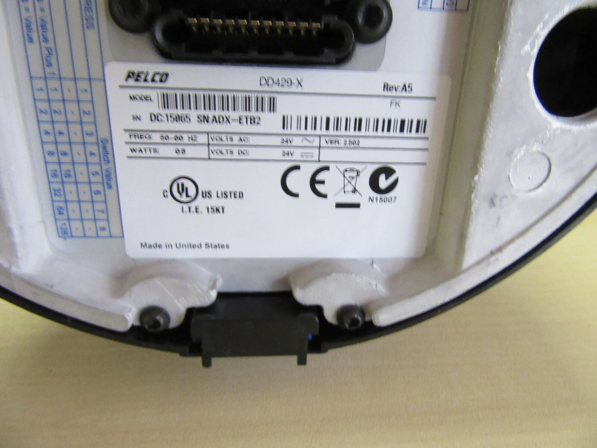 Pelco DD429 X PAL Camera Head