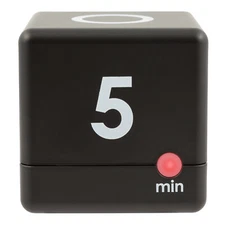 919-186-30BLK La Crosse Technology 5, 10, 15 or 30 Minutes Cube Timer - Black