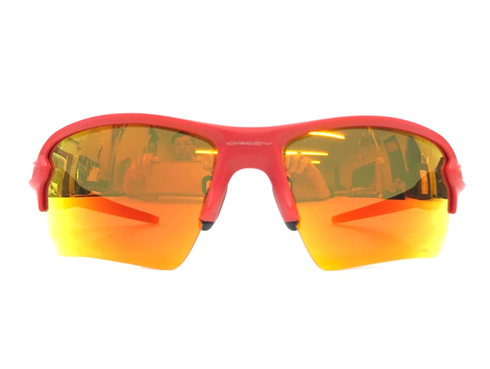 Gafas de sol Oakley Flak 2.0 XL OO9188-J159 mate Redline monturas lentes Prizm rubí Foto 3 de 4