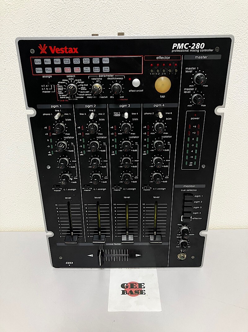 VESTAX PMC 280 DJ MIXER WITH EFFECTS VOCODER Confirmed VESTAX PMC 280 DJ MIXER WITH EFFECTS VOCODER Confirmed