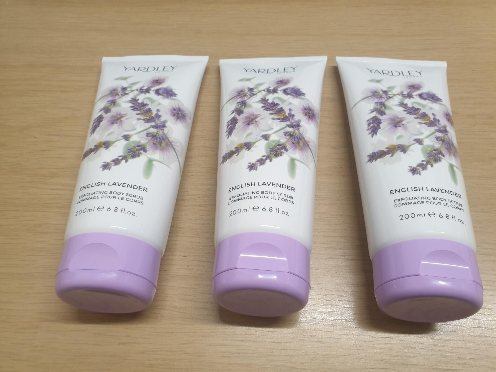 Yardley English Lavender Body Scrub 200ml X3 - JUST £9.95 FREEPOST