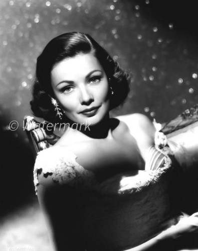 American celebrity Hollywood actress Gene Tierney 8X10 PUBLICITY PHOTO