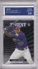 NOLAN ARENADO ROOKIE CARD 2013 Topps Finest RC Baseball GEM MINT 10 Cardinals!