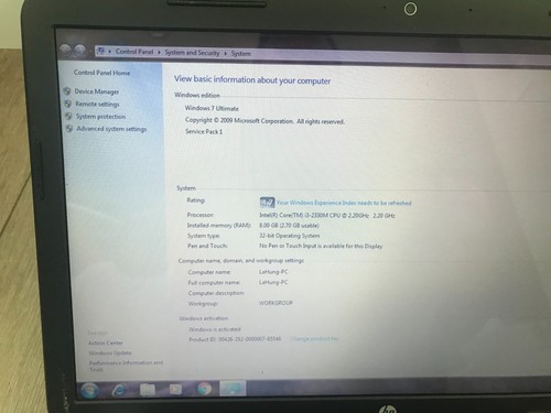 HP Pavilion g6 15,6" Intel Core I3-2330M 2,20 GHz 8 GB RAM 500 GB HDD Win 7 - Foto 4 di 22