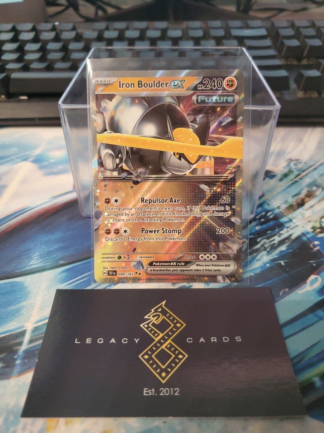 Iron Boulder ex 009/162 - S&V: Temporal Forces Double Rare - Pokémon TCG (NM)