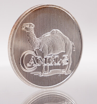 Camels are coming! RJ Reynolds tobacco cigarettes 1oz 999 Silver