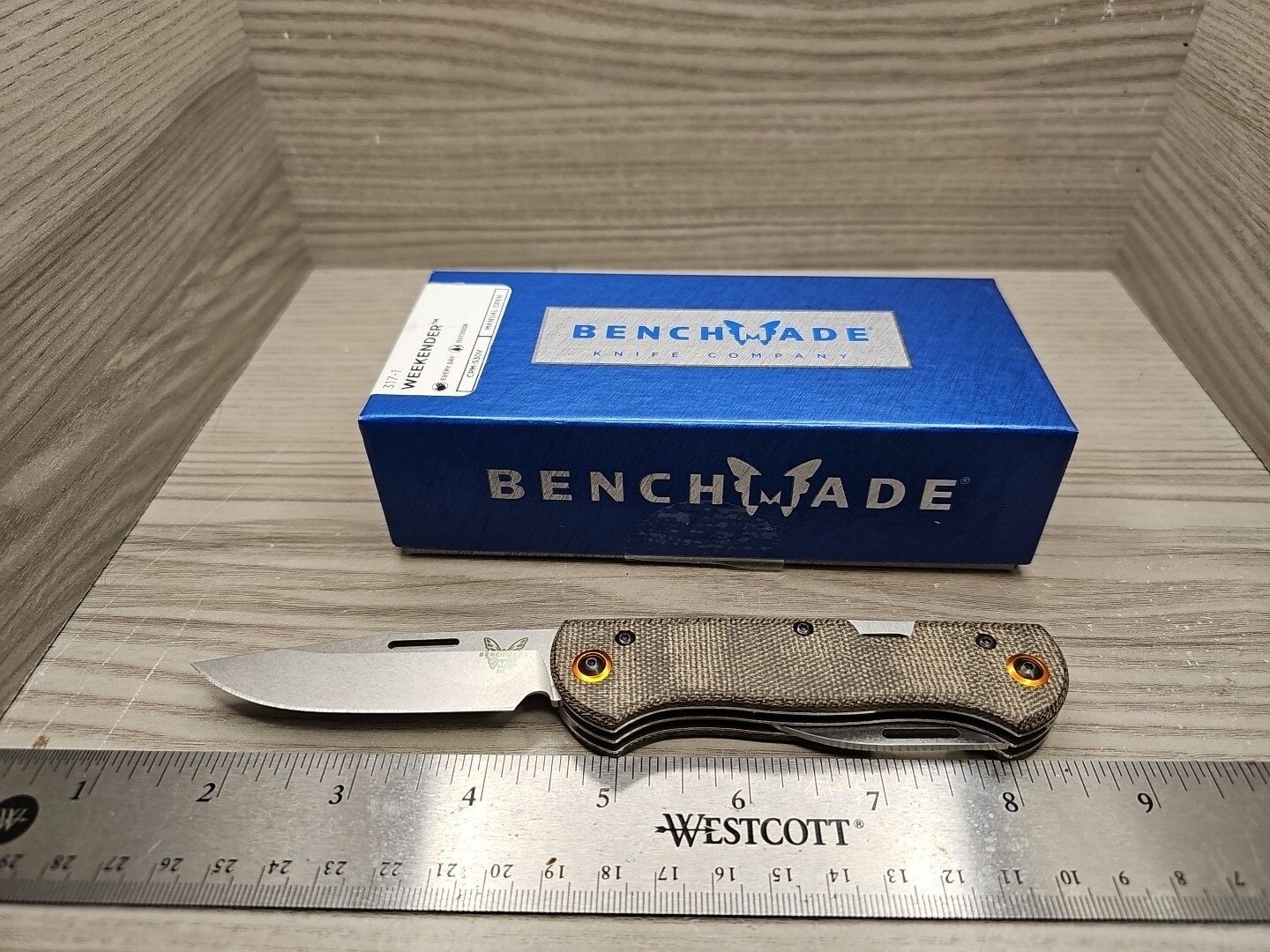Benchmade Weekender Folding Knife 3171 Two Blades and Bottle Opener eBay