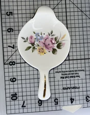 Vintage Porcelain Victorian Over the Cup Tea Strainer 