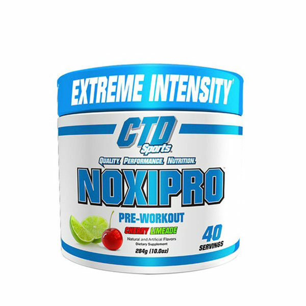 CTD Sports Noxipro Mental Focus PreWorkout 40 Servings Cherry Limeade