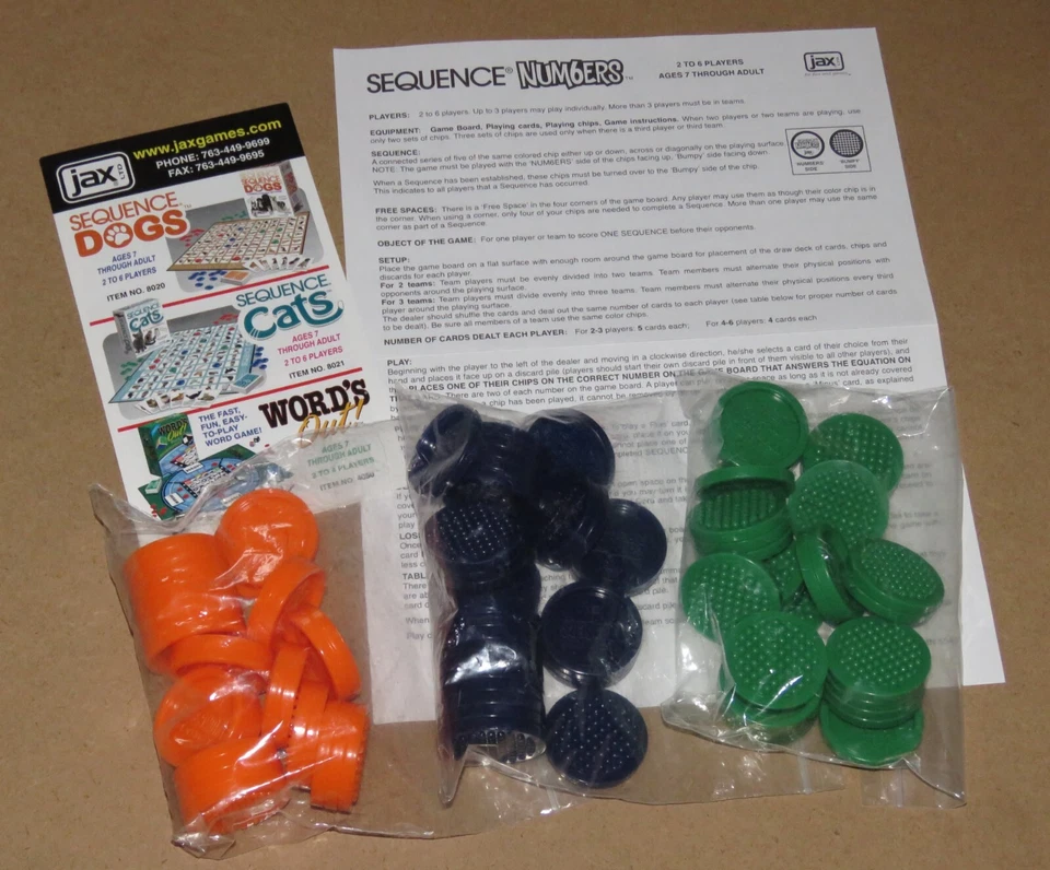 Números de secuencia juego matemático de sumar y restar - 2008 Jax Ltd... Completo y bonito Foto 2 de 4