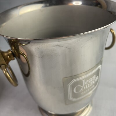 Seau à Glaçons Petit Modèle Jean Couzon Orfèvre - Inox 18/10 - Hauteur 14.5 Cm - Occasion